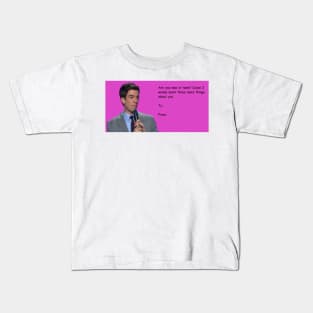 Copy of Hey Can I Walk You Home Valentine Kids T-Shirt